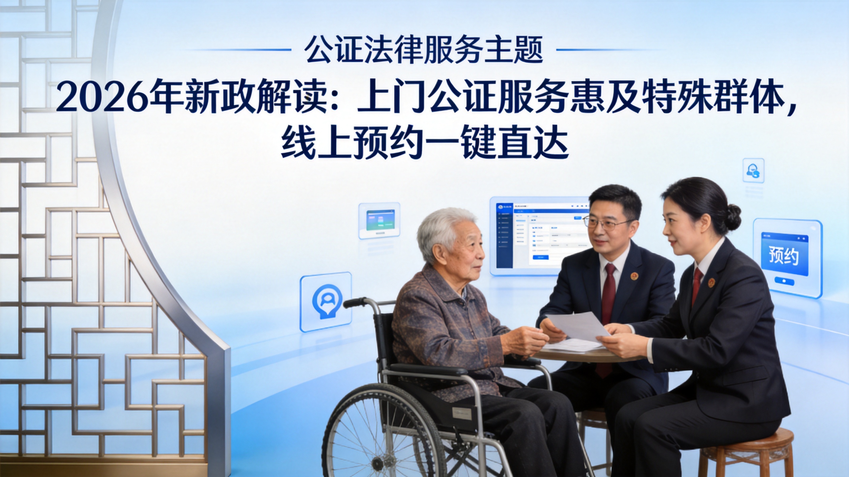 2026年新政解读：上门公证服务惠及特殊群体，线上预约一键直达